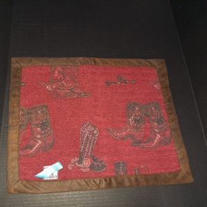 Western boots placemats